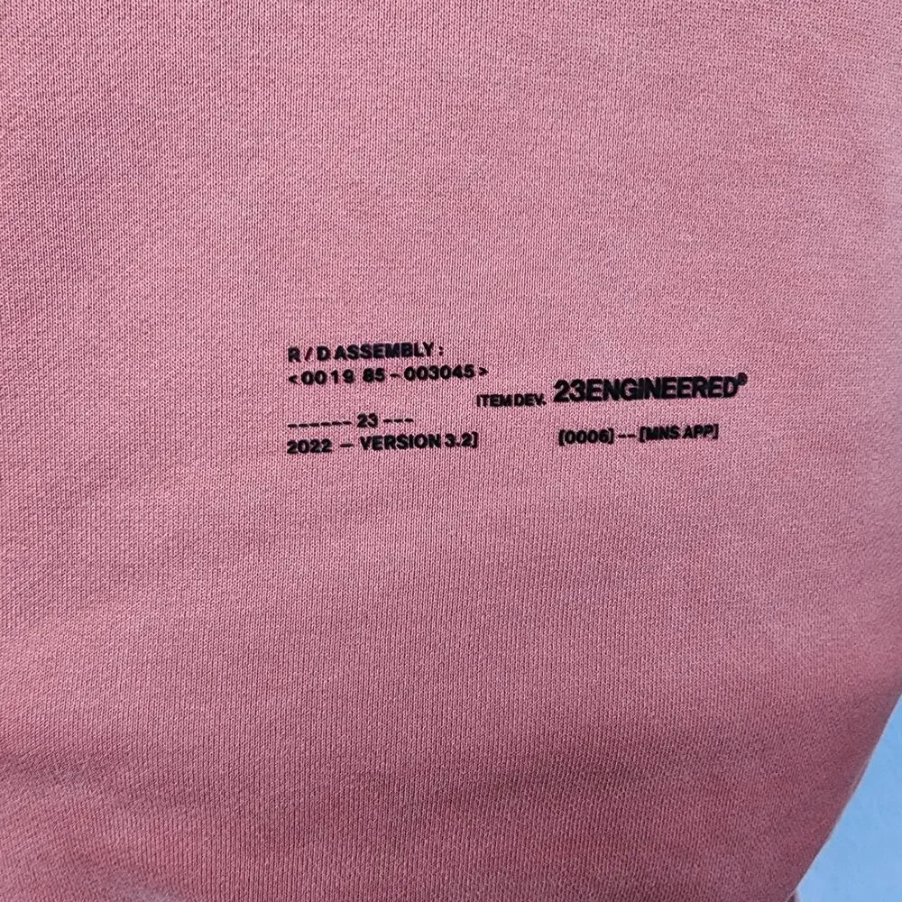 Jordan 23Engineered Canyon Pink Drawstring Hoodie | Men's XS